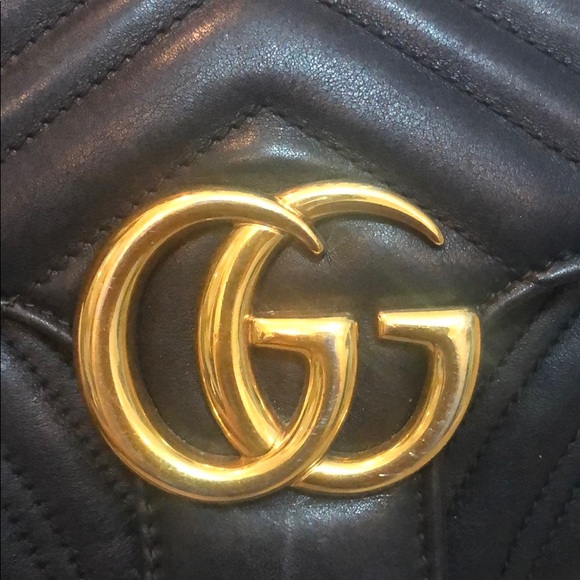AUTHENTIC! GG Marmont matelassé bag - Picture 5 of 8